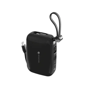 סוללת טעינה מיני 2 כ.מובנים צד+צג 10000mAh שחור MIR