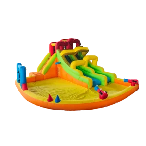 מתקן מתנפח לגינה עולם המגלשות דגם MJ70 מבית MIRAJUMP